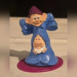 Disney's Seven Dwarfs Dopey and Sneezy Spinning Toy
